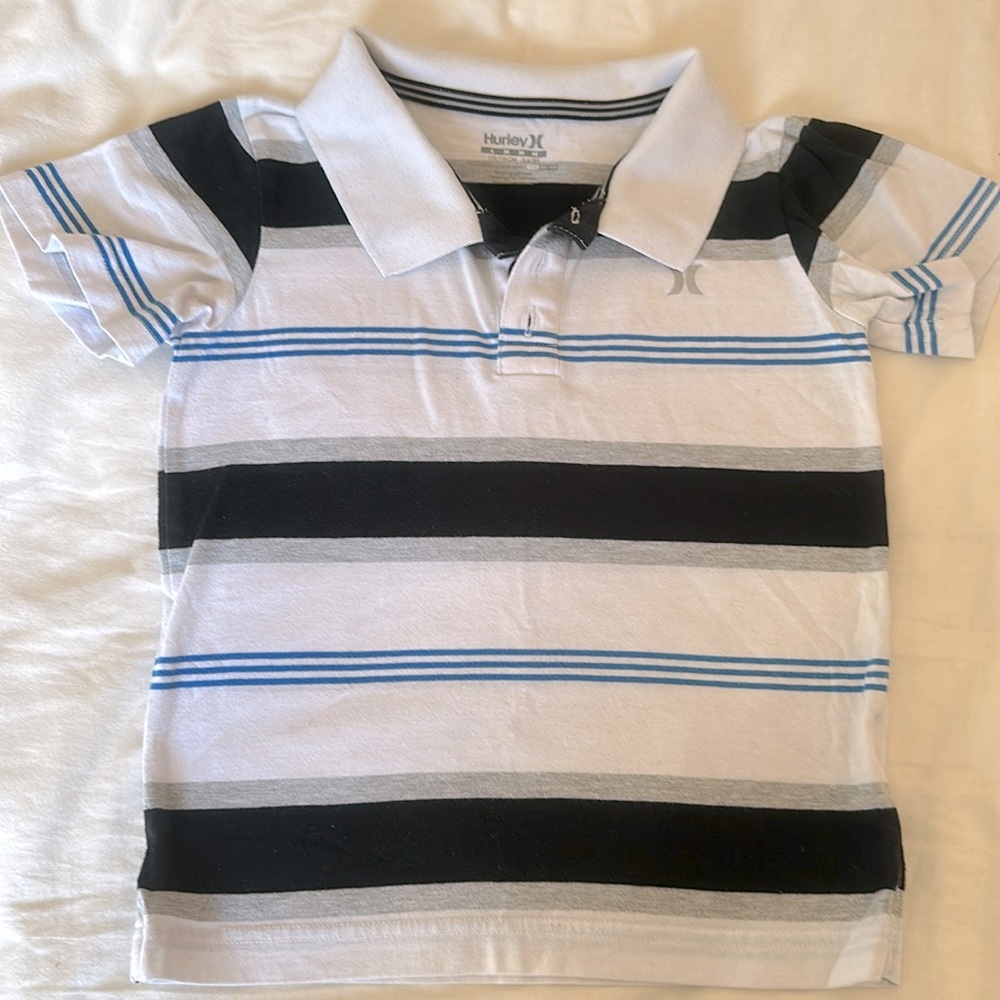 HURLEY Nike dri-fit boys Polo with logo size 5/6